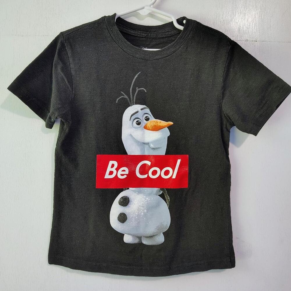 Disney Frozen Olaf kids Graphic Tee - Size 4/5 (XS) "Be Cool"